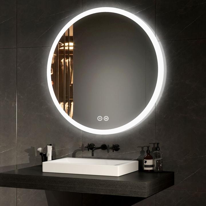 Actual product image Emke Bathroom mirror (80 x 80 cm)