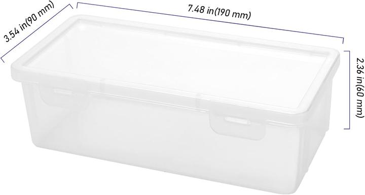 Image du produit Zeonhei Stapelbare Stifteboxen mit Deckel, 8 Stück