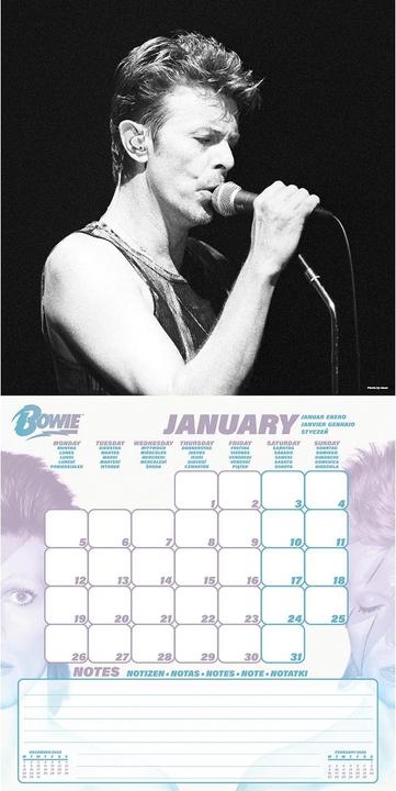 Immagine prodotto David Bowie Calendario