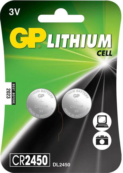 Immagine prodotto GP Batteries CR 2450 (2 pz., CR2450, 600 mAh)