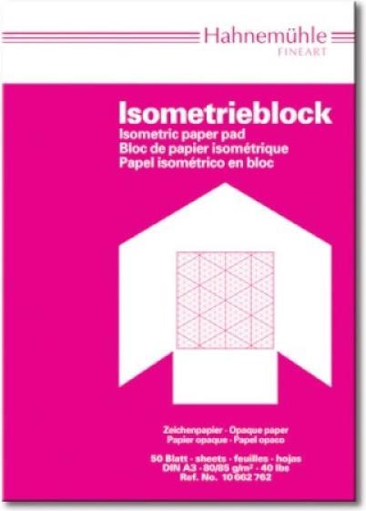 Produktbild Hahnemühle Isometrieblock A4 50BL raut. (A4, Speziallineatur, Kein Einband)