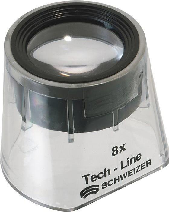 Schweizer Optik Stand-Lupe 8x