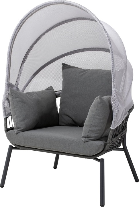 Actual product image Leco Sessel mit Fusshocker CLARA (102 cm)