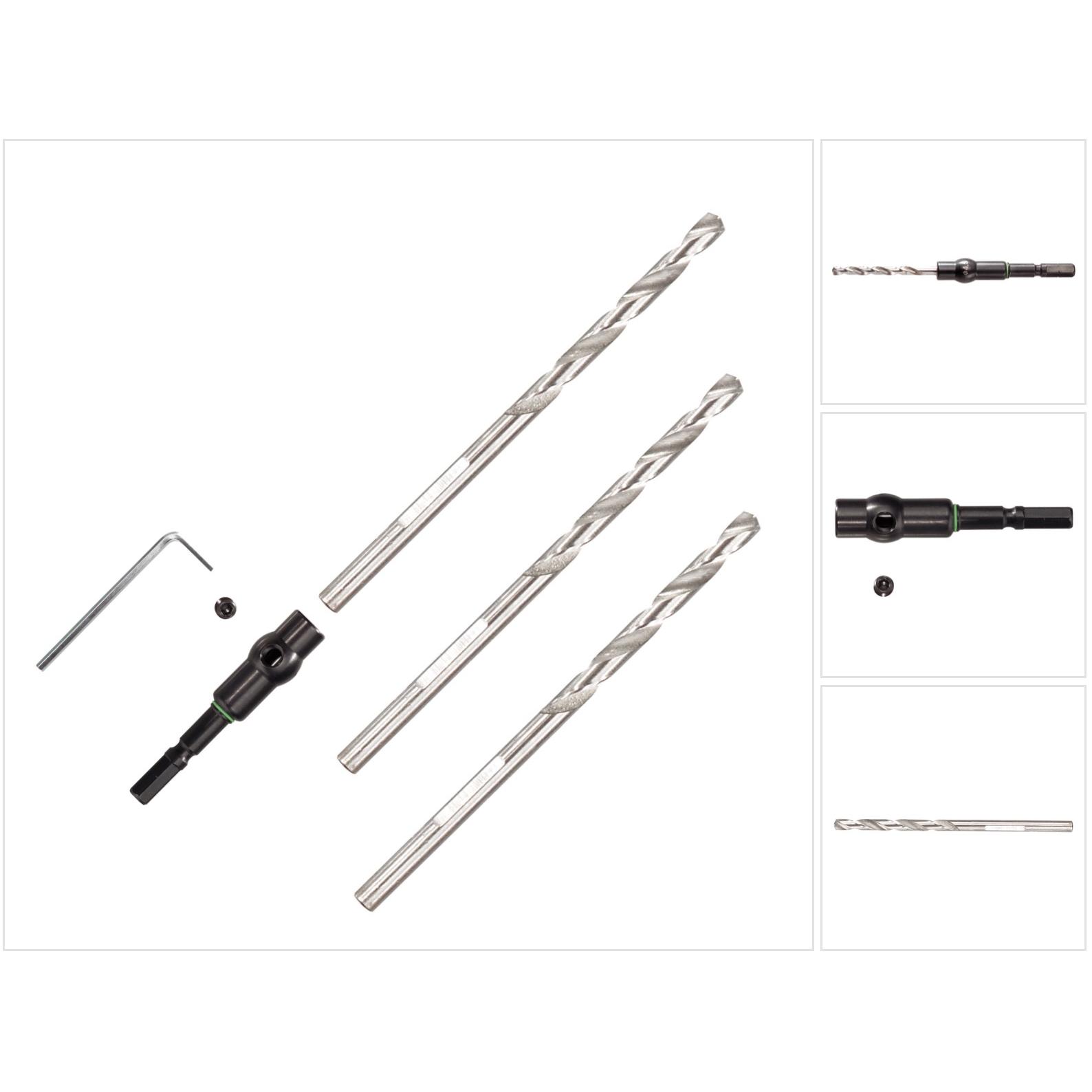 Thumbnail - Festool, Bohrereinsatz, Spiralbohrer HSS D 4,5/47 CE/M-Set (4,5 Millimeter)