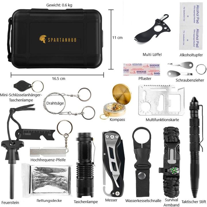 Produktbild Spartanhub Survival Kit (18 Funktionen)