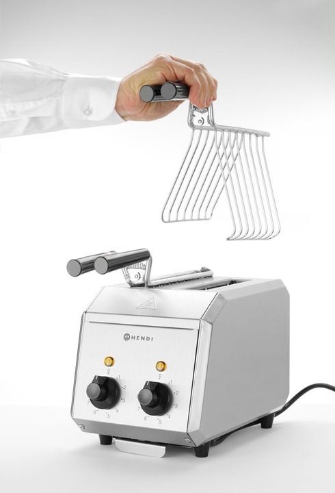 Actual product image Hendi Sandwich Toaster Stainless Steel 2-Piece 230V 12