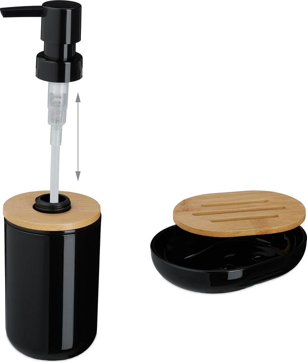 Actual product image Relaxdays Bathroom-Accessory Set