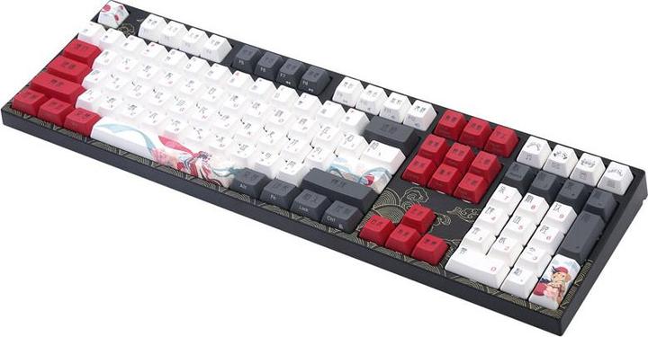 Actual product image Varmilo VEA108 Beijing Opera Gaming Keyboard, MX-Brown, white LED - US Layout (US, Cable)