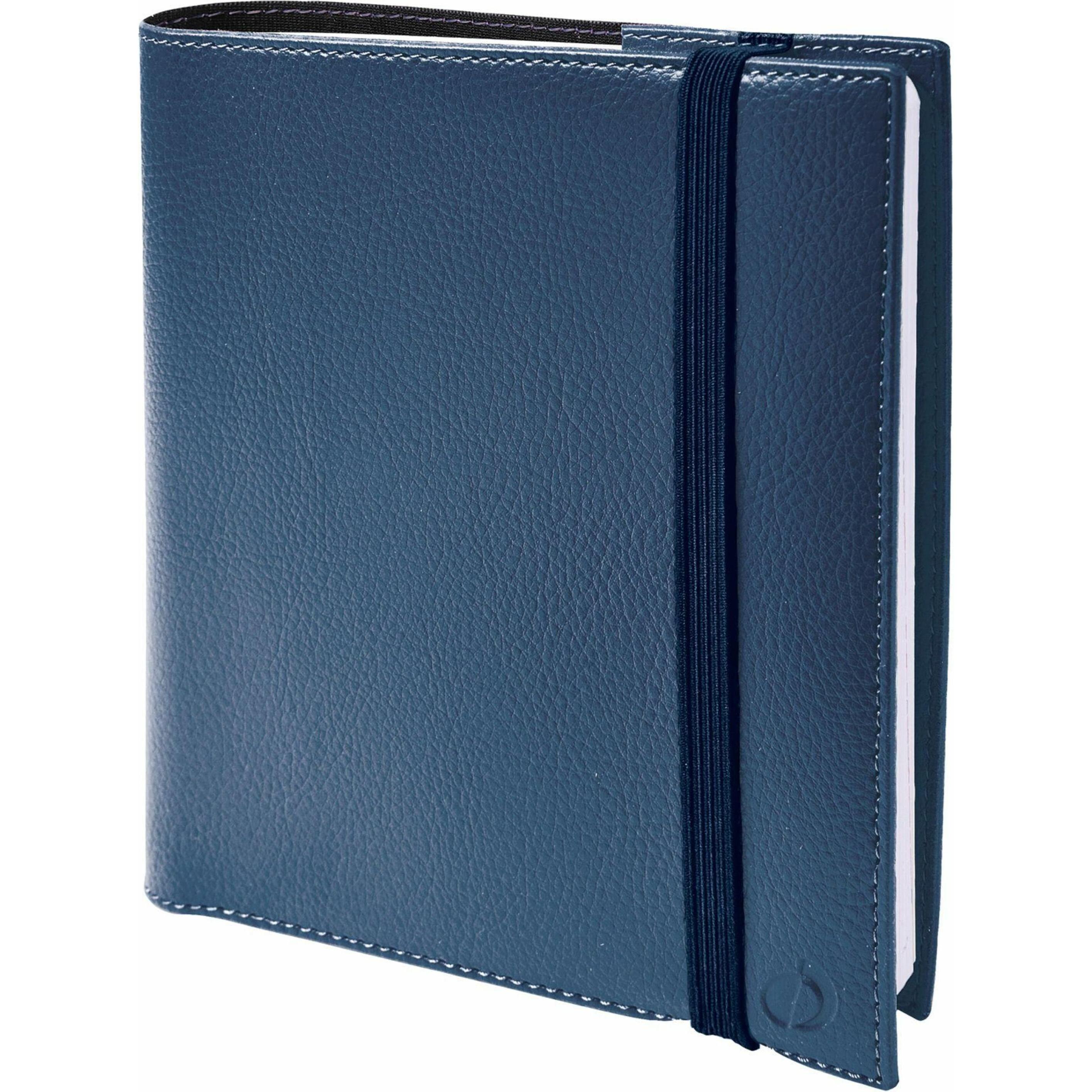 Thumbnail - Quo Vadis, Agenda, Time&Life Medium MS 2022 QV540120 metallblau, 1W/2S,16X16cm (A6, Deutsch)