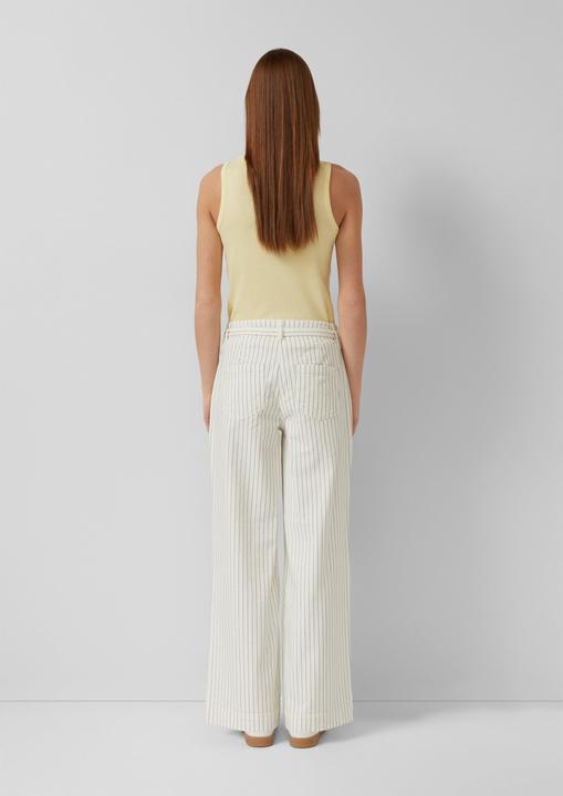 Produktbild s.Oliver Wide-Leg-Hose mit Stoffgürtel (36)