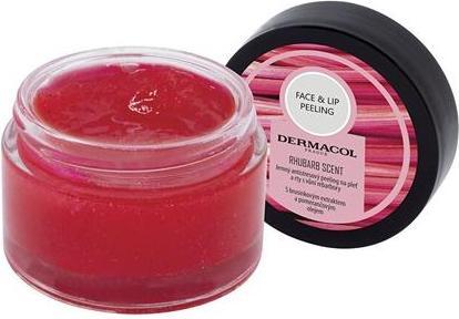 Actual product image Dermacol Face & Lip Peeling Rhubarb Scent (50 ml)