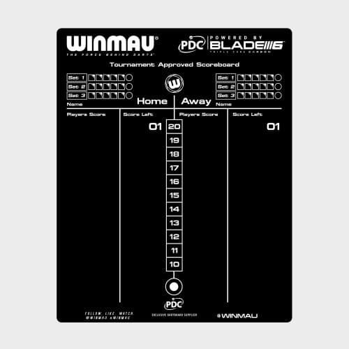 Actual product image Winmau writing tablet