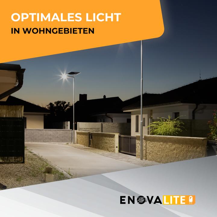 Produktbild Enovalite Solar LED-Strassenleuchte-PRO (4300 lm, IP65)