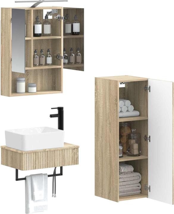 Produktbild vidaXL Badezimmerschrank-Set