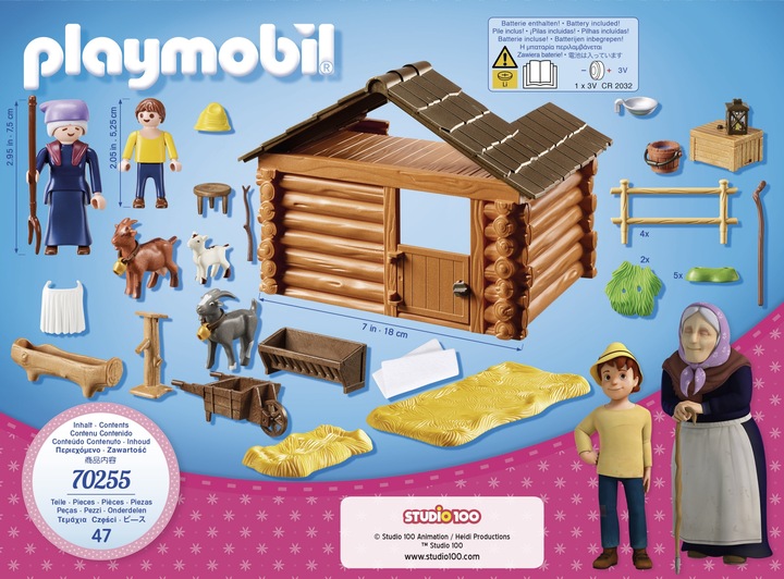 Produktbild Playmobil Peters Ziegenstall (70255, Playmobil Heidi)
