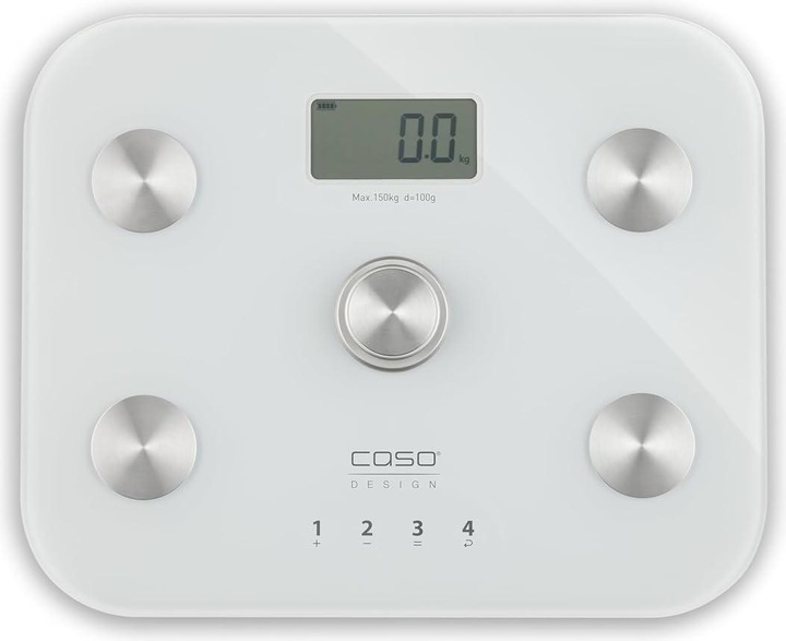 Caso | Scale | BodyEnergy Fit | Maximum weight (capacity) 150 kg | Accuracy 100 g | White (150 kg)