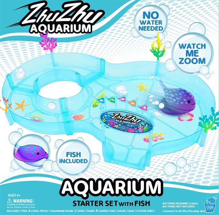 Produktbild Zhu Zhu Pets Zhu Zhu Aquarium Startsaet med Fisk (Dekoration, sonstige Gegenstände)