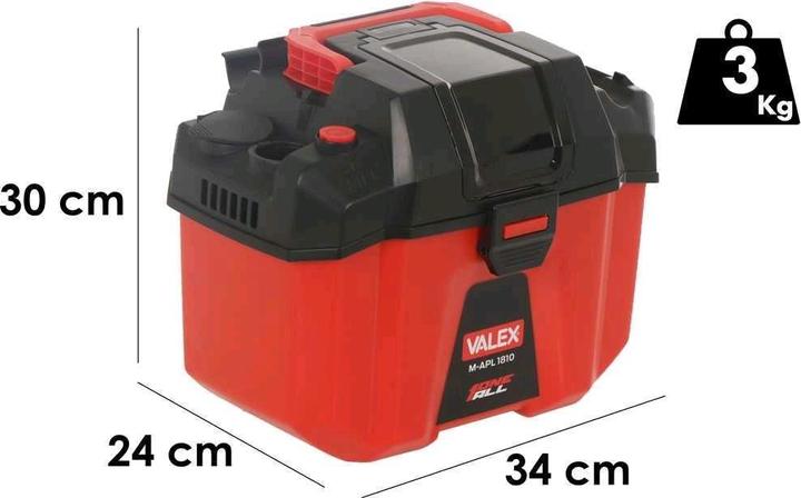 Produktbild Valex MAPL 1810 Tragbarer AkkuStaubsauger Ohne Akku und Ladegerät (Nass-Trockensauger)