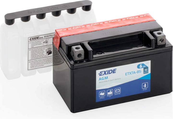 Actual product image Exide Agm (12 V, 6 Ah, 90 A)