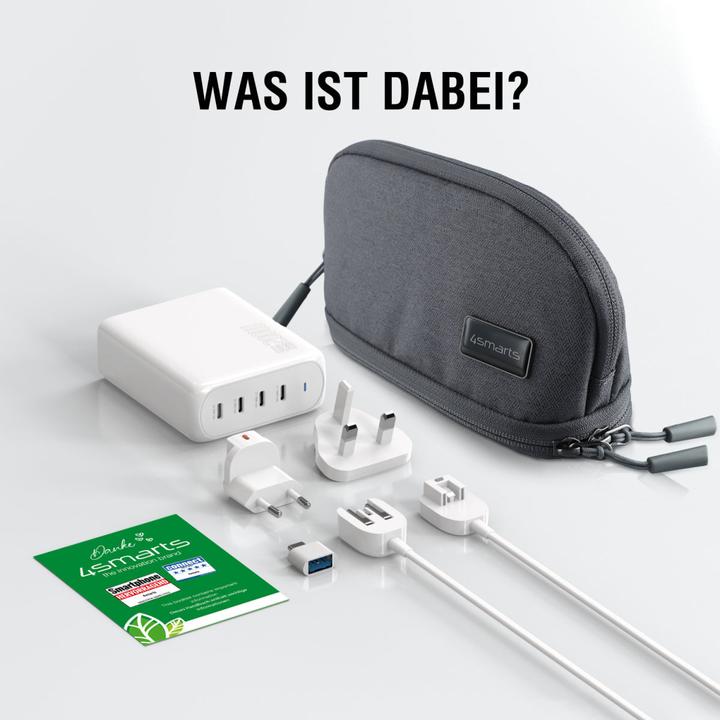 Productafbeelding 4smarts USB-Wandladegerät GaN Flex Pro 200 W, Ladeport Output (200 W)
