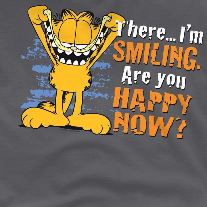 Immagine prodotto Garfield Smiling Maglietta Uomo (XL)