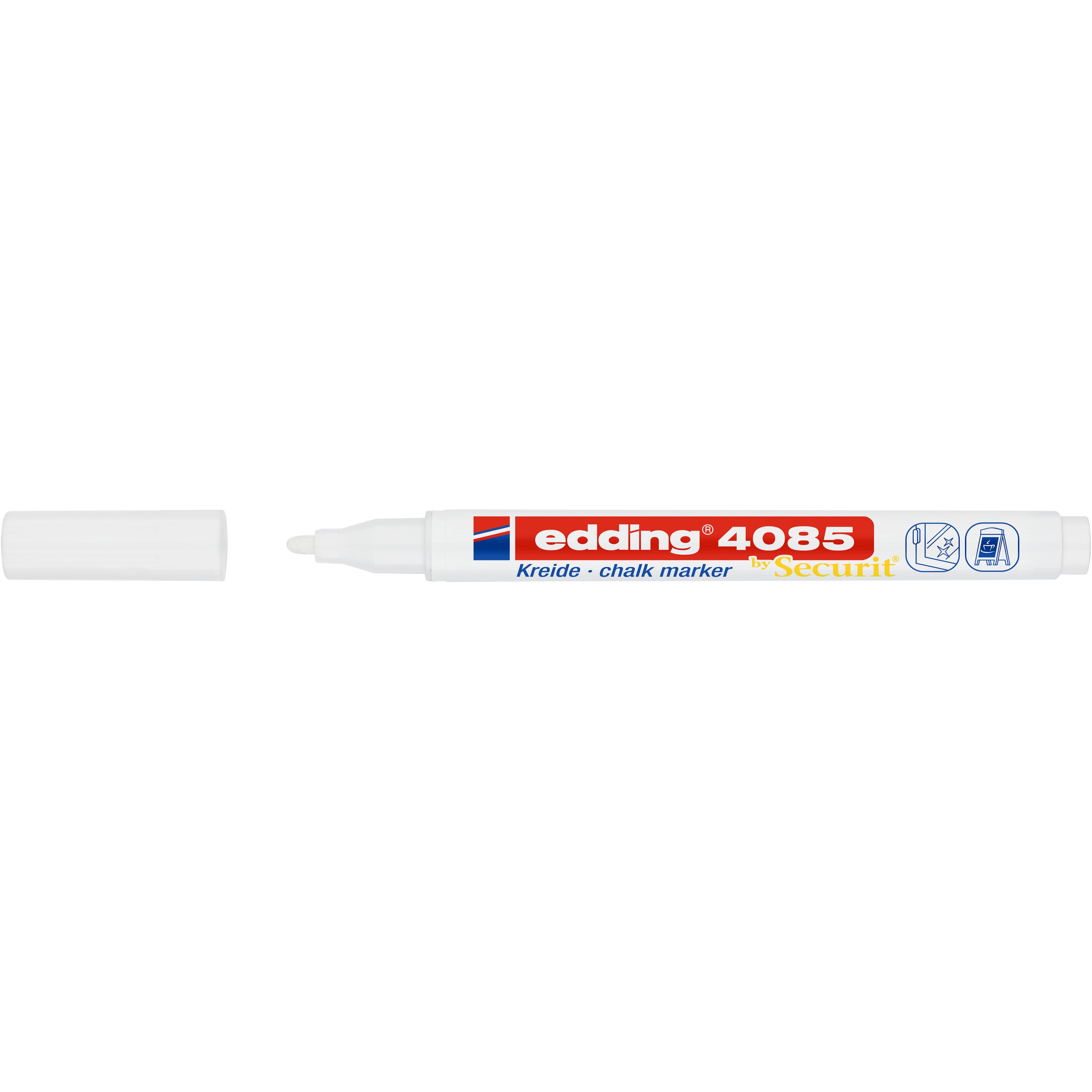 Edding, Marker, 4085 (Weiss, 2 mm, 1 x)
