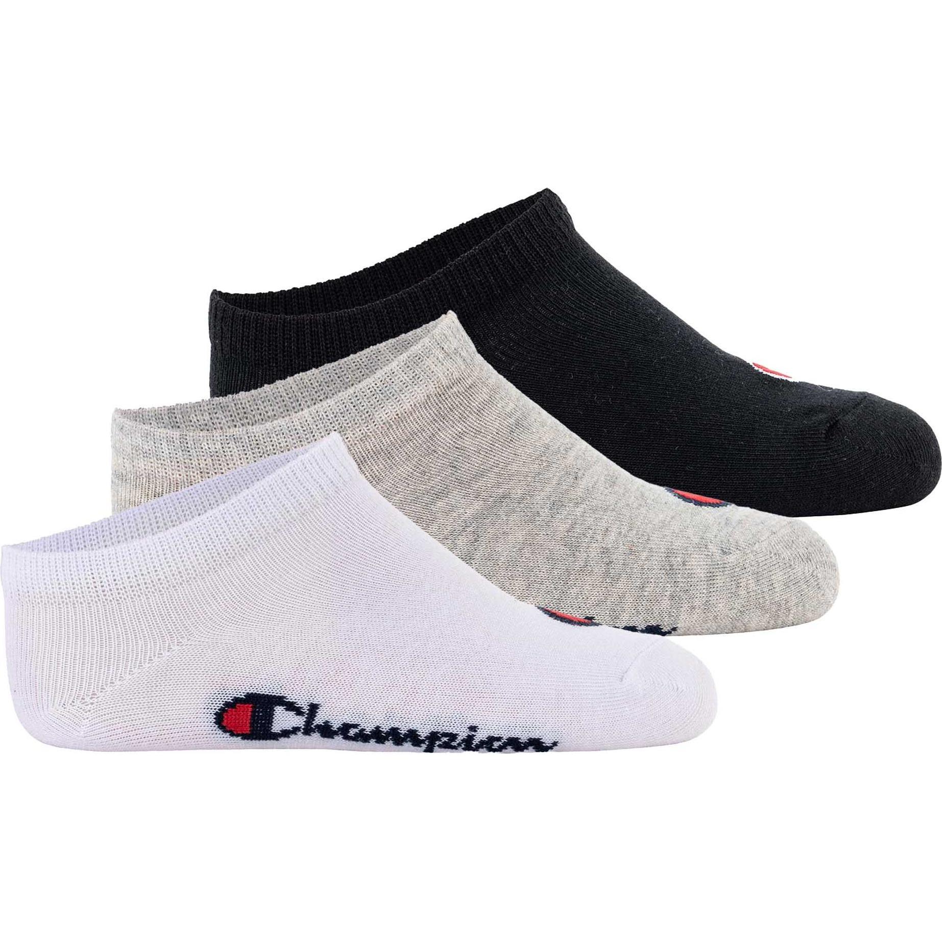 Champion, Herren, Socken, Socken Casual Bequem sitzend, Mehrfarbig, (3er Pack, 27 - 30)
