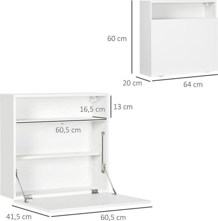 Produktbild Jamb Wandklapptisch Schreibtisch