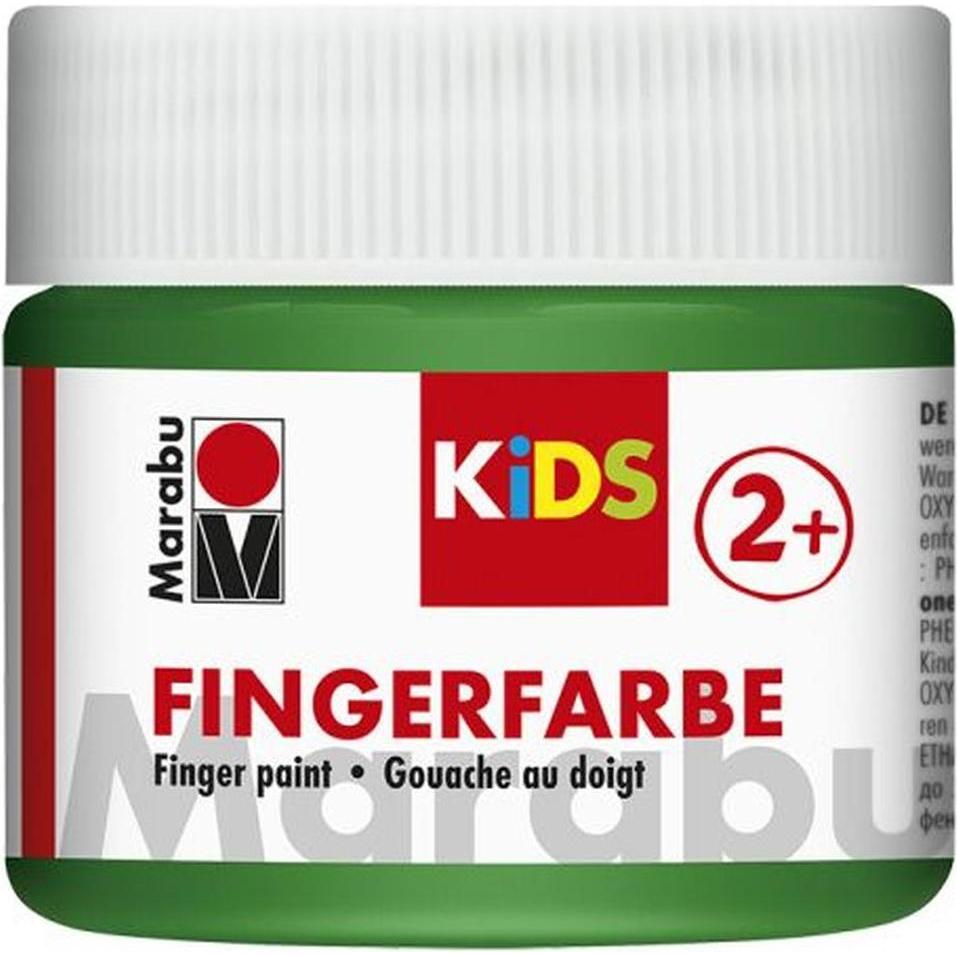 Marabu, Künstlerfarbe + Bastelfarbe, KiDS Fingerfarbe (Grün, 100 ml)