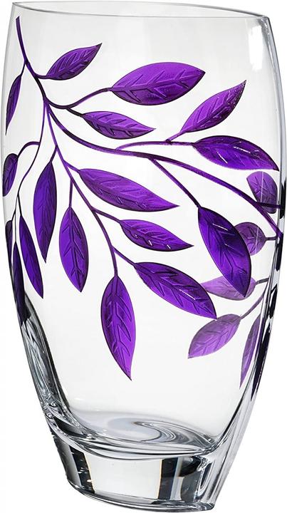 Anna's Exclusive Decor Grande VASE en VERRE,, dans une boîte cadeau soufflée à la bouche en Pologne (1 x, 30 cm)