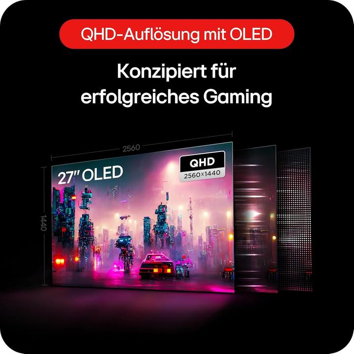 Produktbild LG UltraGear 27GS95QX-B (2560 x 1440 Pixel, 27")