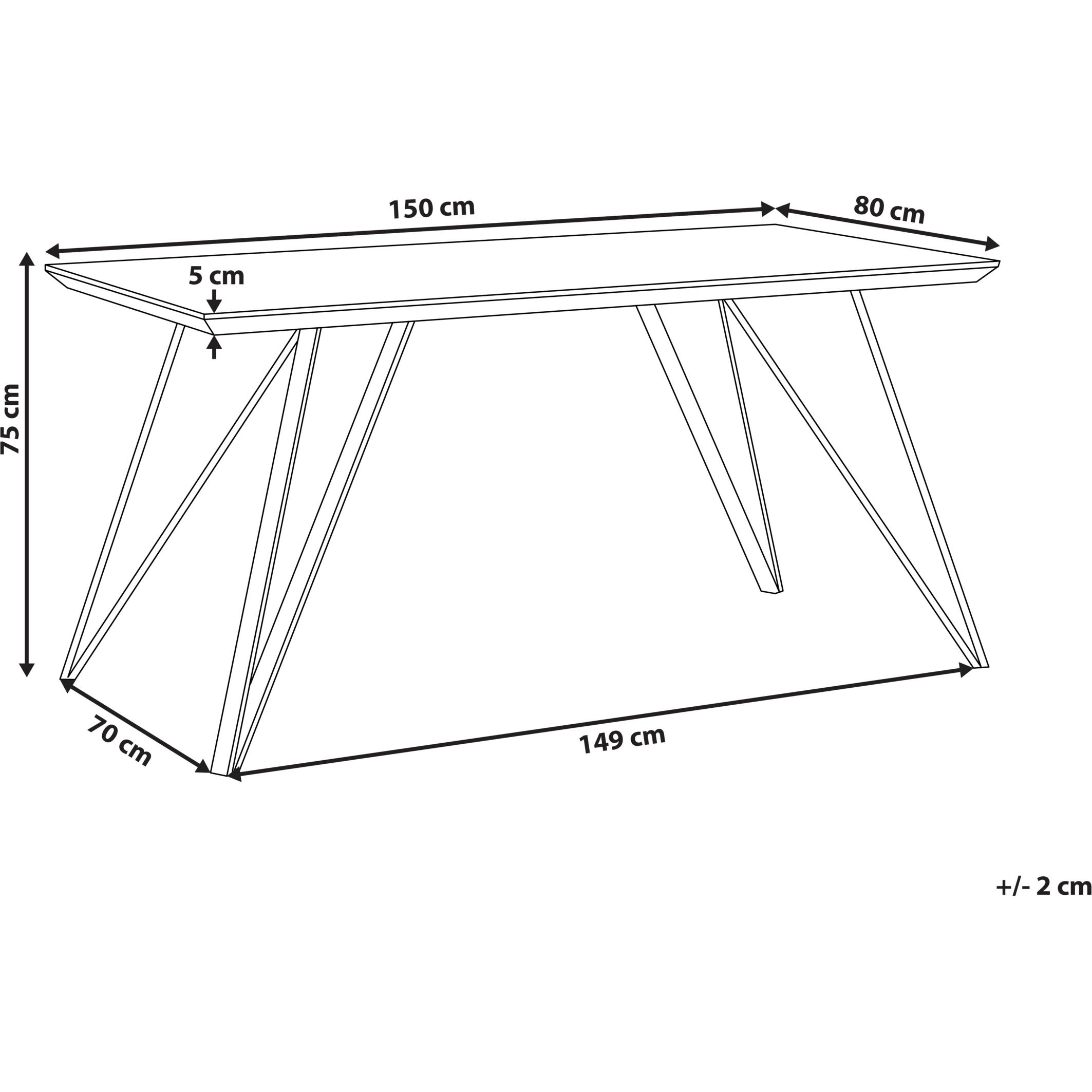 Thumbnail - Beliani, Esstisch, Molden