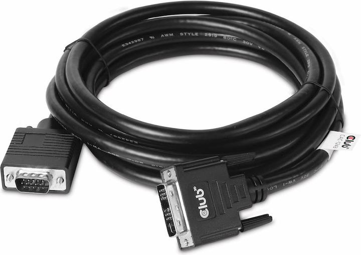 Actual product image Club 3D Dvi — VGA (3 m)