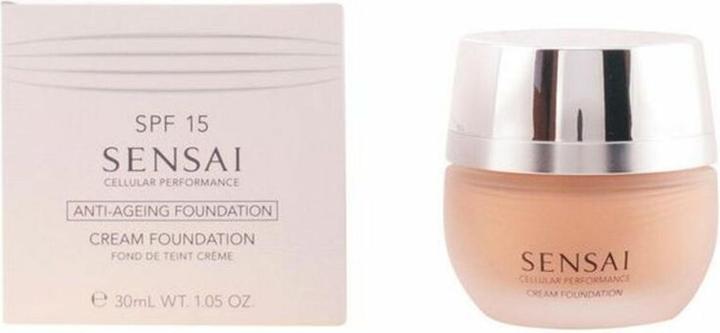 Actual product image Sensai Cellular Performance Cream Foundation (CF23 ALMOND BEIGE)