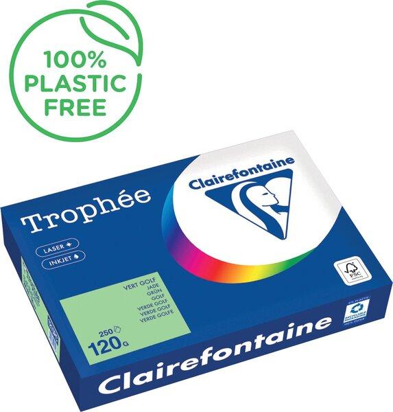 Produktbild Trophee Kopierpapier, DIN A4, 120g/qm, 250 Blatt, grün (A4, 250 Blätter, 120 g/m²)