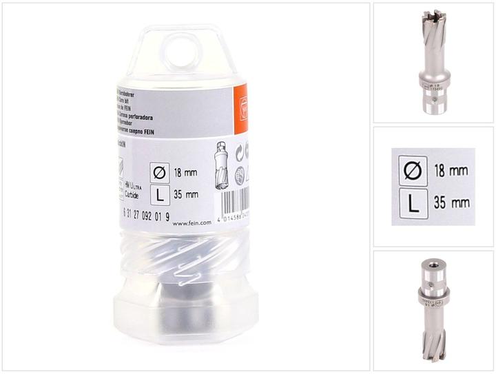 Actual product image Fein Core drill 18 mm HM-Ultra 35 Q (18 millimetres)