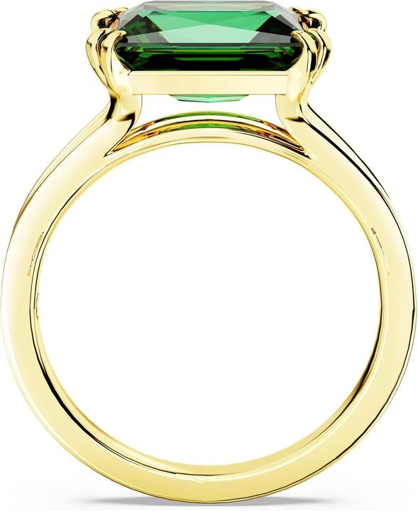 Produktbild Swarovski Matrix Cocktail Ring Rechteckschliff Grün Gold (55)