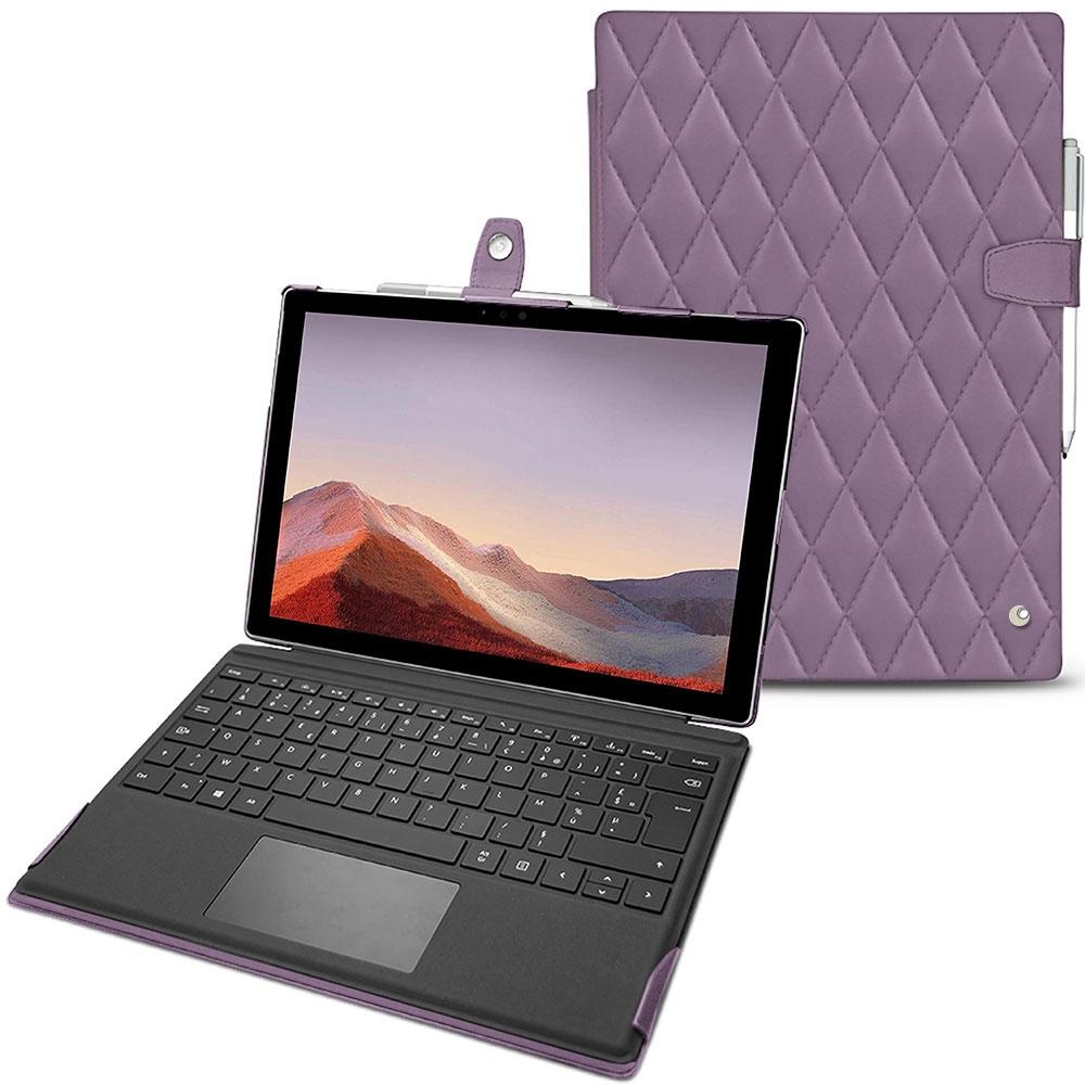 Thumbnail - Noreve Lederschutzhülle (Microsoft Surface Pro 7), Tablet Hülle, Violett