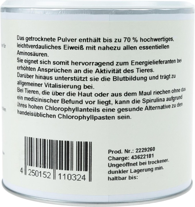 Produktbild Lunderland Bio Spirulina (Adult, 6 Stk., 360 g)