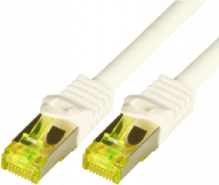 Productafbeelding M-Cab CAT7 S-FTP-PIMF-LSZH-0,50M-WHI (S/FTP, CAT7, 0.50 m)