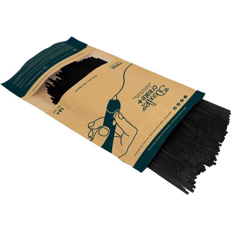 3Doodler Filament / Create+ & Pro+ / 250 / PLA / schwarz / (PLA, 550 g, Schwarz), 3D Filament, Schwarz
