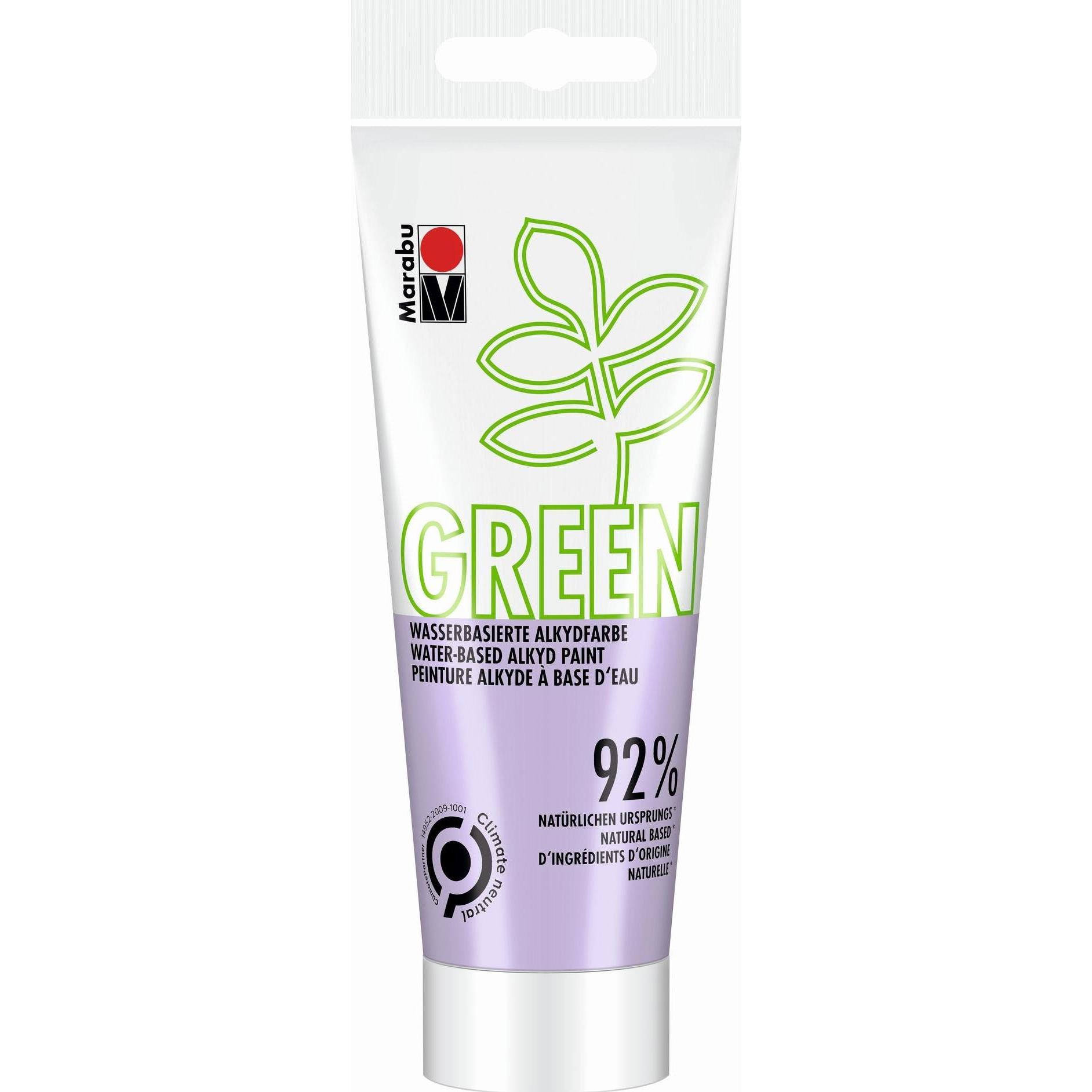 Marabu, Künstlerfarbe + Bastelfarbe, Bastelfarbe Alkydfarbe Green Pastelllila, 100 ml (Pastelllila, 100 ml)