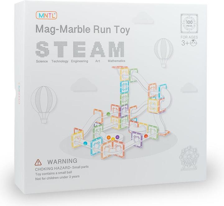 Image du produit Mntl Pack de tuiles magnétiques Ball Run Rainbow