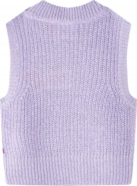 Produktbild VidaXL Kinder-Pulloverweste Gestrickt Helllila 140,Material: 67 (140)
