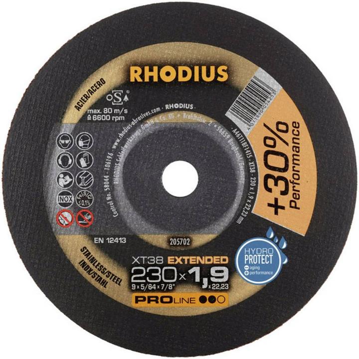 Produktbild Rhodius XT38 Trennscheibe