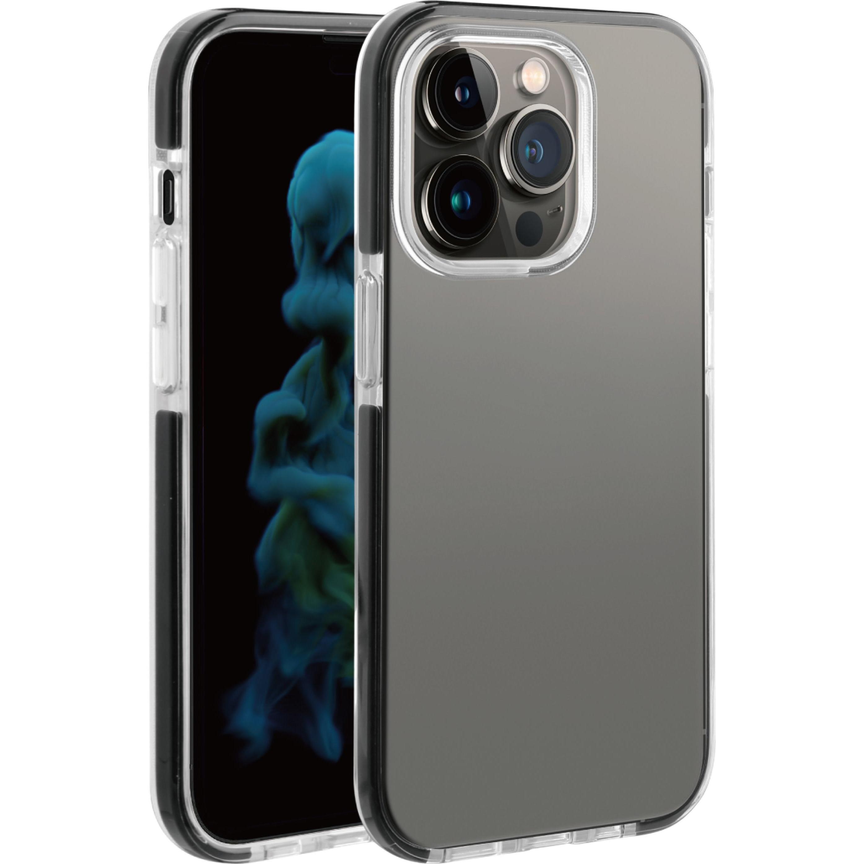 Vivanco Rock Solid mobile phone case (6.7") Cover Black, Transparent (Apple iPhone 14 Pro Max), Smartphone Hülle, Transp...