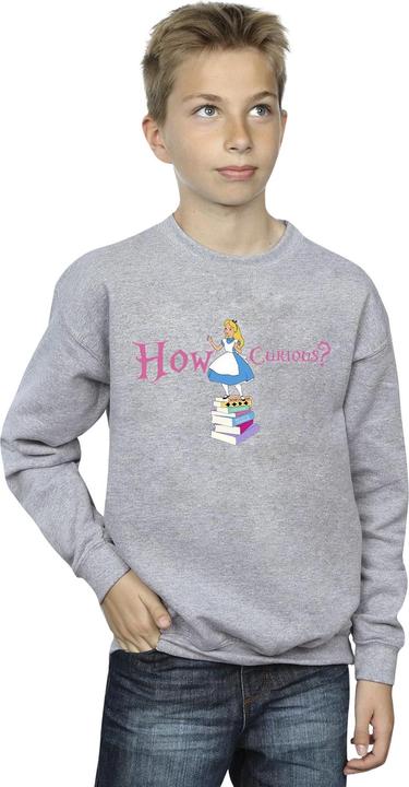 Immagine prodotto Disney Felpa da ragazzo Alice In Wonderland How Curious (116)