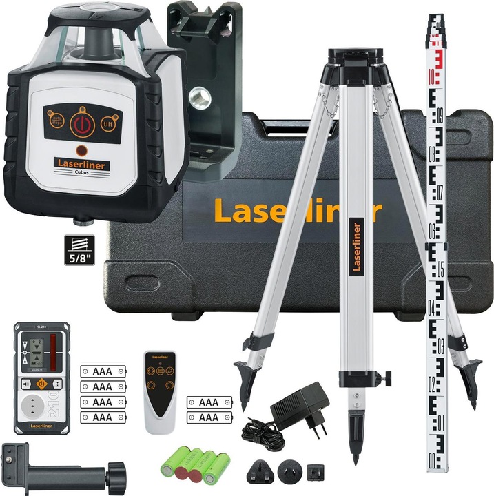Actual product image Laserliner Rotary laser Cubus 210S Set