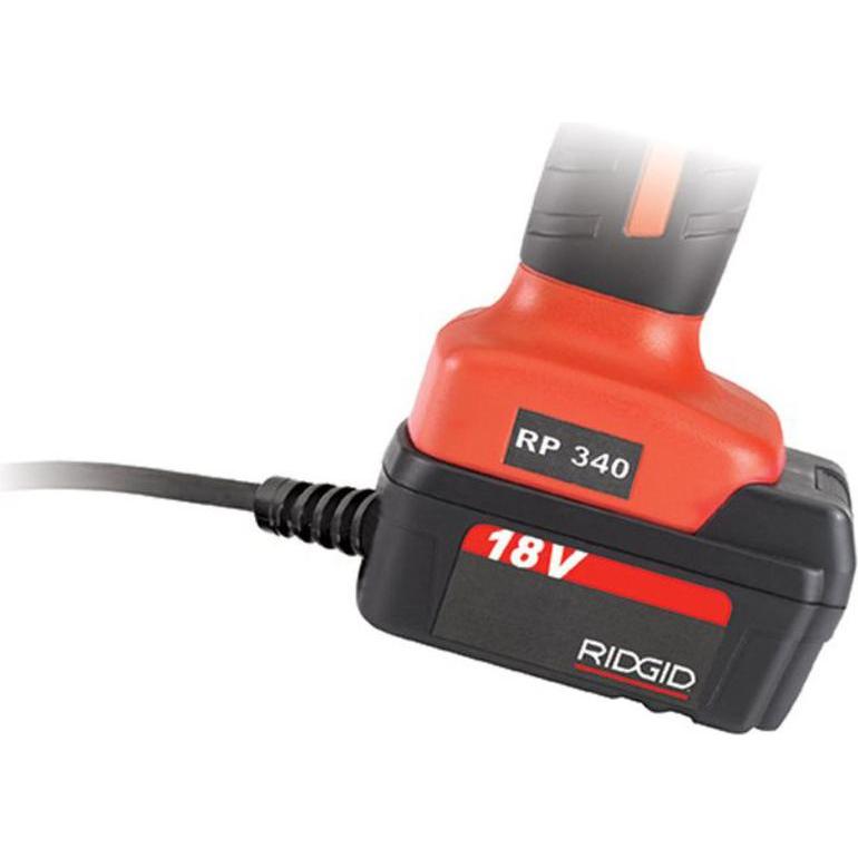 Ridgid, Pinza tronchese, Adattatore di rete 230V/alimentatore Cavo da 5m anche per crimpatrici a batteria Viega 18V