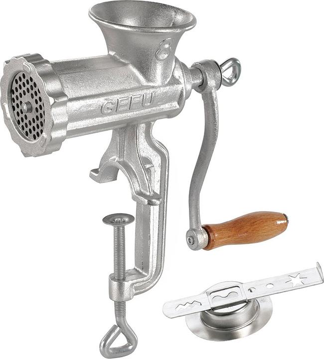 GEFU TRICA tritacarne misura 7/8 + accessorio per biscotti